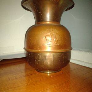 Vintage Pony express spittoon
